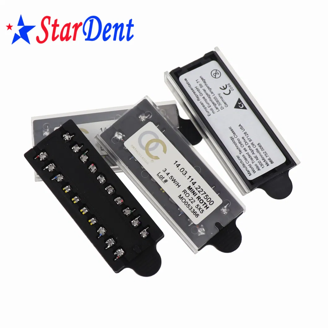 Dental Orthodontic Bracket Mini Metal Braces Roth Mbt Dentist Hospital Medical Lab Surgical Clinic Diagnostic Equipment