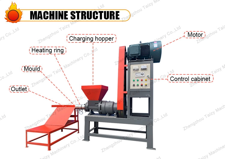 Hot Sale Rice Husk Briquette Machine Price Biomass Briquette Machines Making